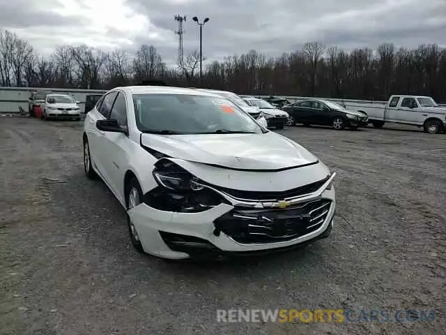 10 Photograph of a damaged car 1G1ZD5ST3LF062681 CHEVROLET MALIBU 2020