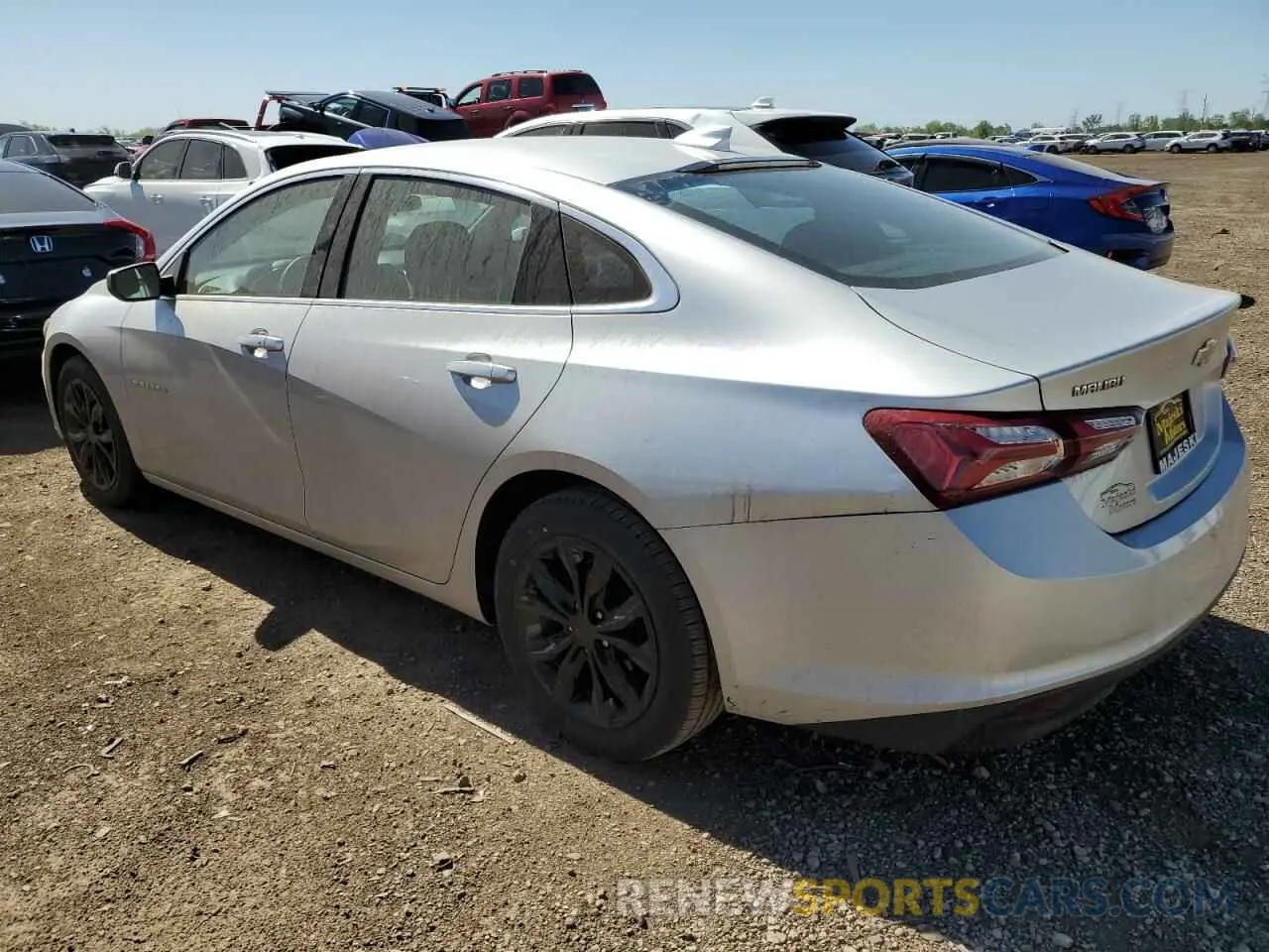 2 Photograph of a damaged car 1G1ZD5ST3LF066746 CHEVROLET MALIBU 2020