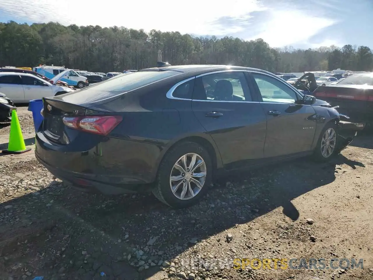 3 Photograph of a damaged car 1G1ZD5ST3LF090996 CHEVROLET MALIBU 2020