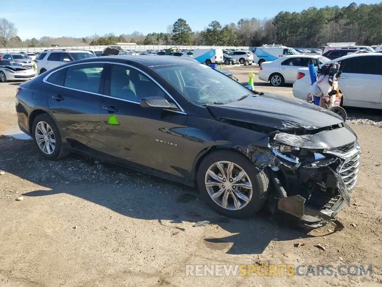 4 Photograph of a damaged car 1G1ZD5ST3LF090996 CHEVROLET MALIBU 2020
