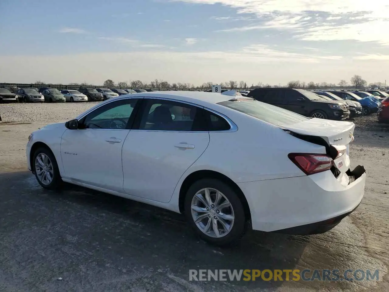 2 Photograph of a damaged car 1G1ZD5ST3LF096152 CHEVROLET MALIBU 2020