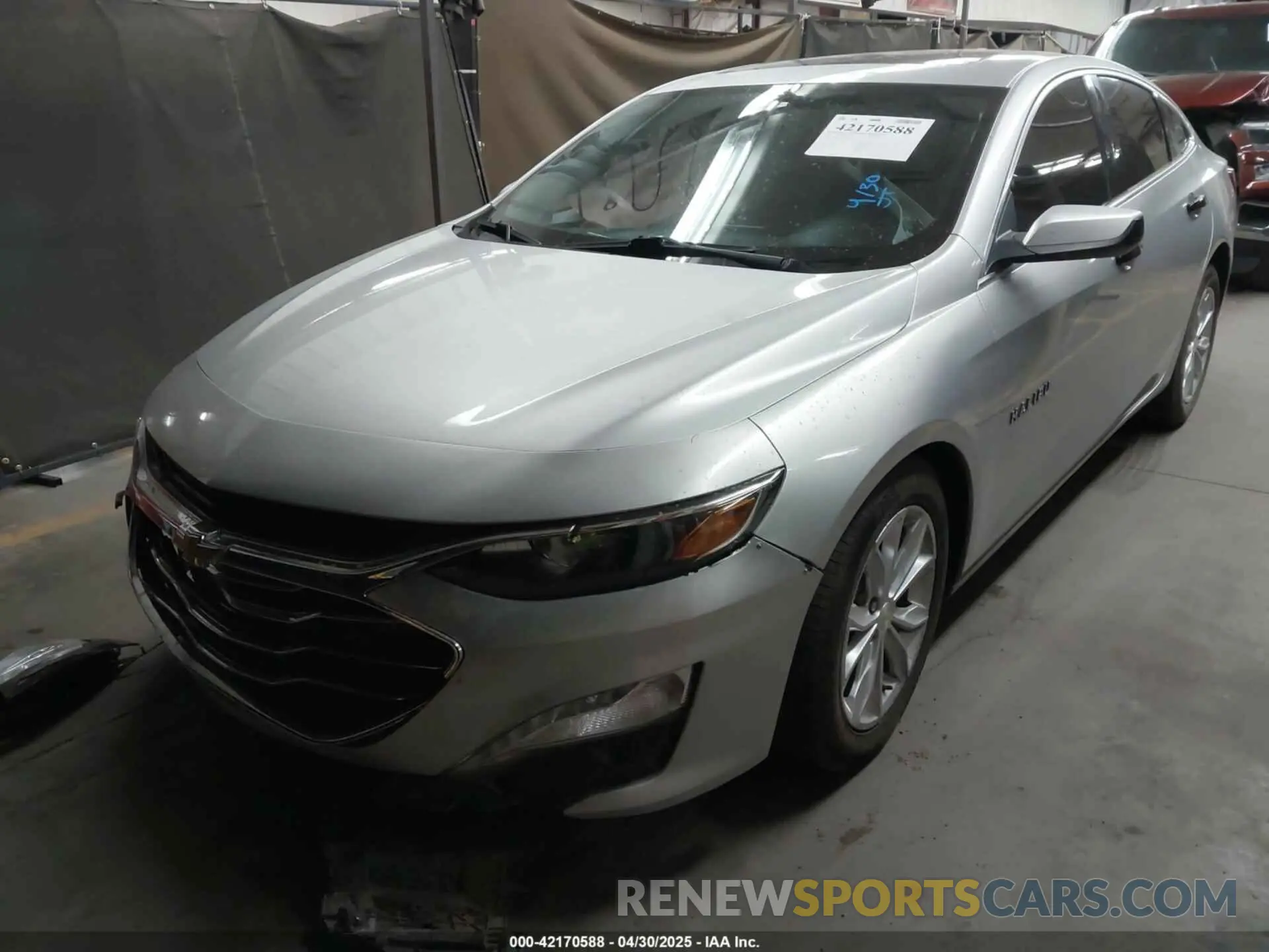2 Photograph of a damaged car 1G1ZD5ST3LF103066 CHEVROLET MALIBU 2020