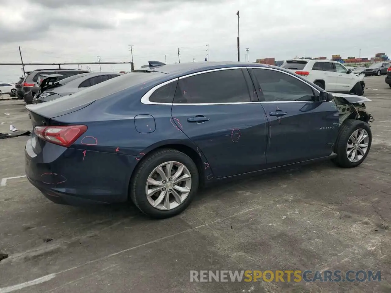 3 Photograph of a damaged car 1G1ZD5ST3LF104069 CHEVROLET MALIBU 2020