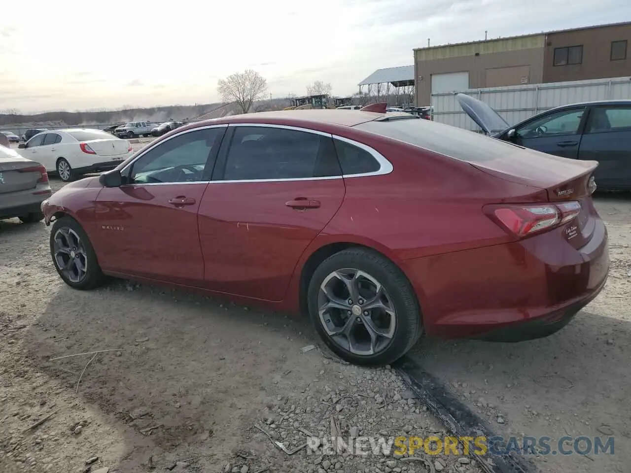 2 Photograph of a damaged car 1G1ZD5ST3LF116206 CHEVROLET MALIBU 2020