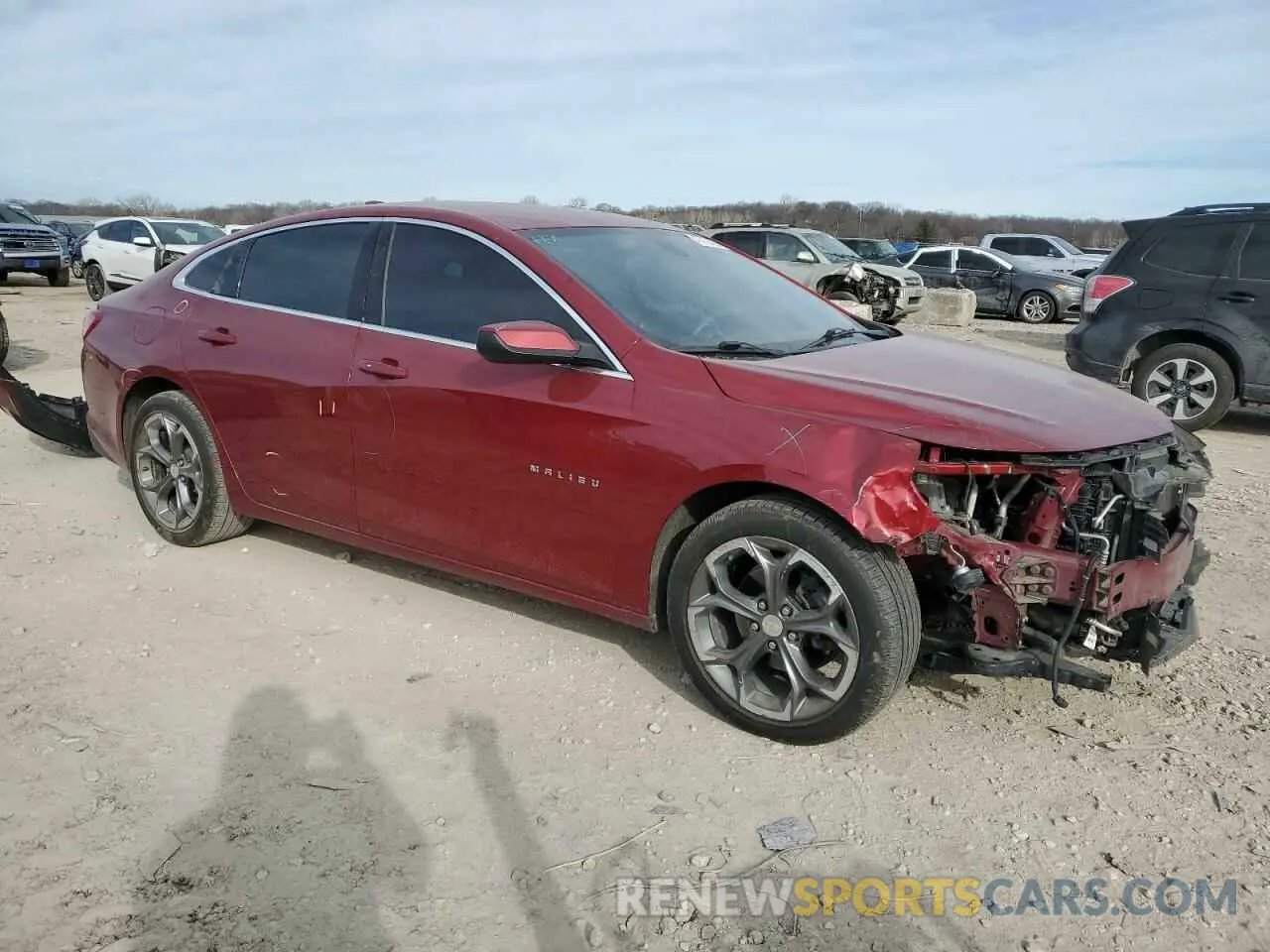 4 Photograph of a damaged car 1G1ZD5ST3LF116206 CHEVROLET MALIBU 2020