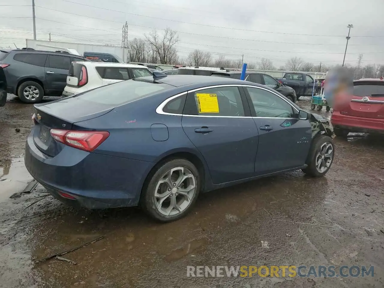 3 Photograph of a damaged car 1G1ZD5ST3LF128503 CHEVROLET MALIBU 2020