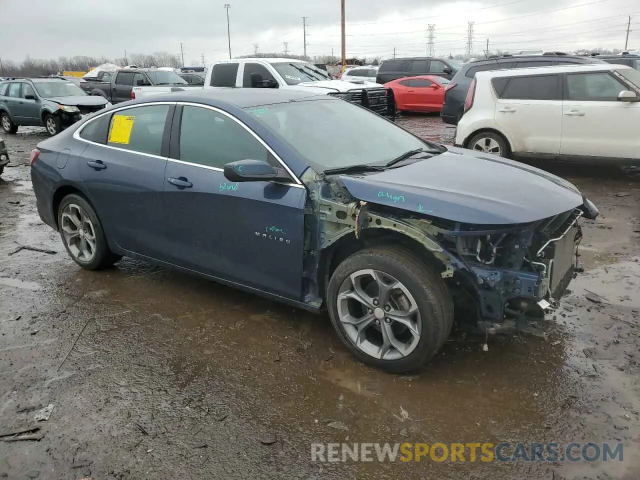 4 Photograph of a damaged car 1G1ZD5ST3LF128503 CHEVROLET MALIBU 2020