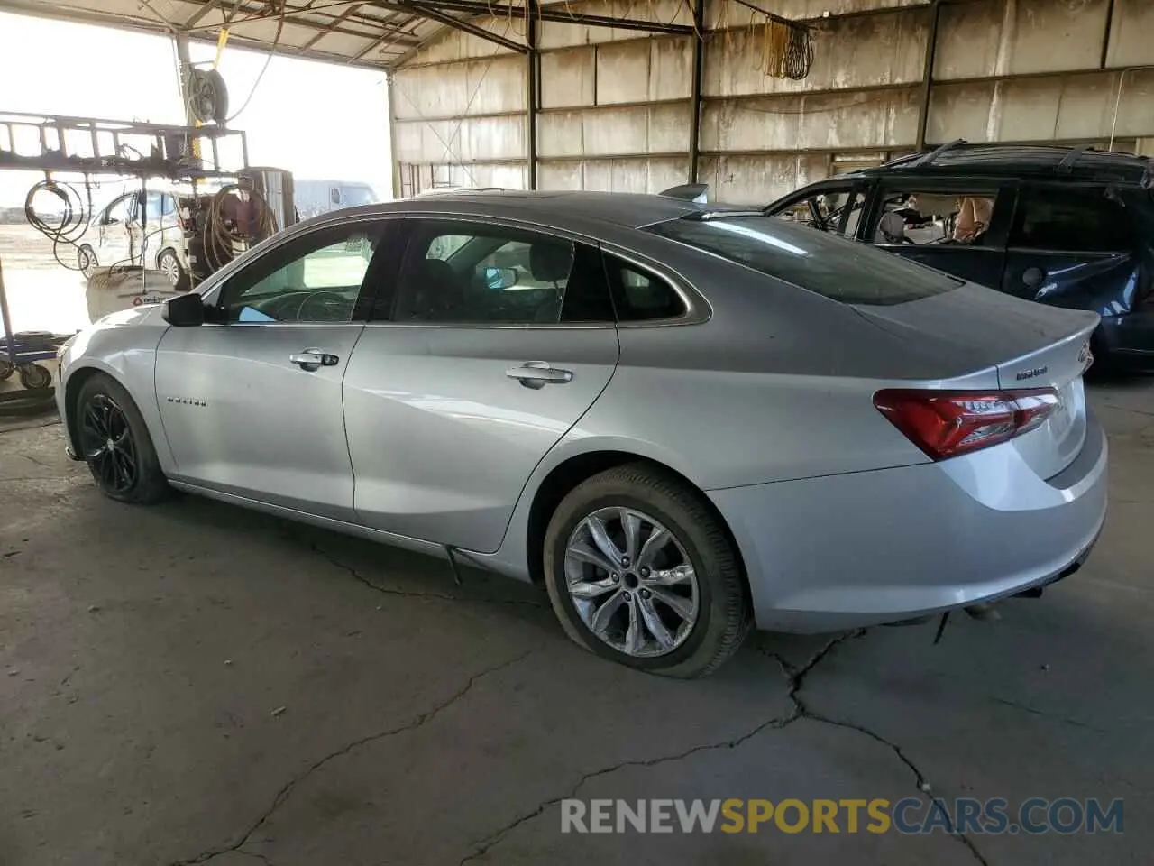 2 Photograph of a damaged car 1G1ZD5ST4LF004742 CHEVROLET MALIBU 2020