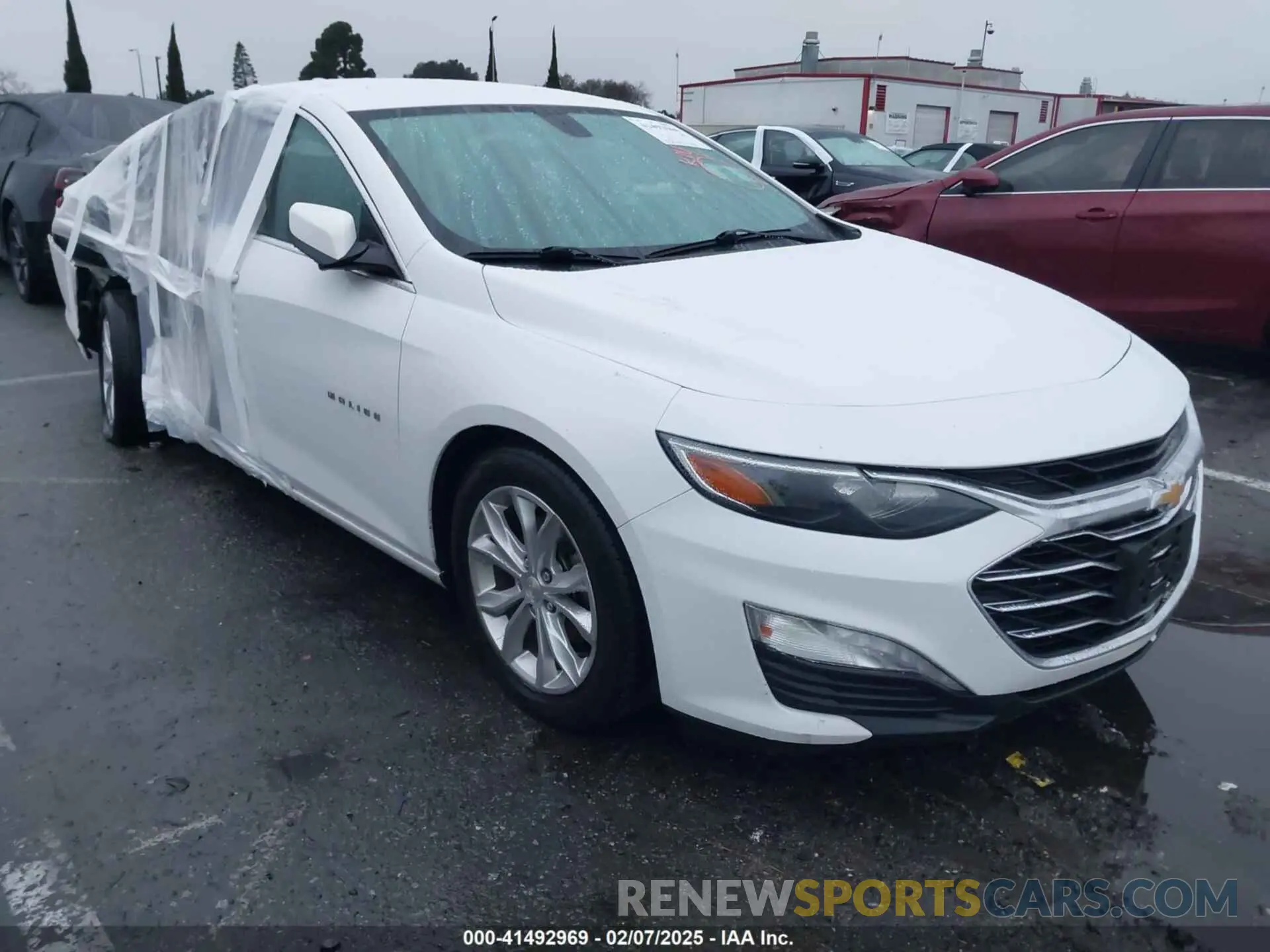 1 Photograph of a damaged car 1G1ZD5ST4LF017054 CHEVROLET MALIBU 2020