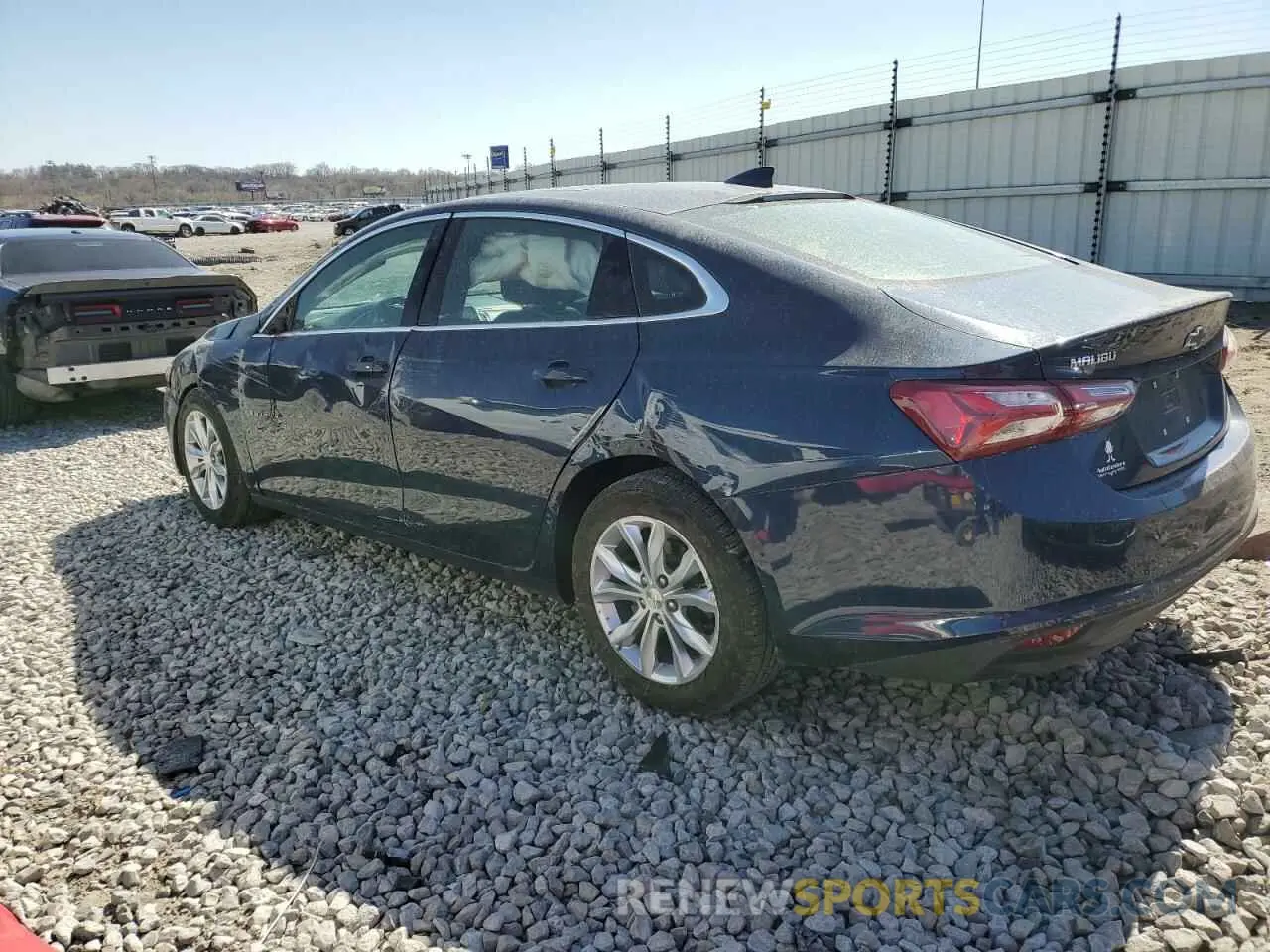 2 Photograph of a damaged car 1G1ZD5ST4LF018916 CHEVROLET MALIBU 2020