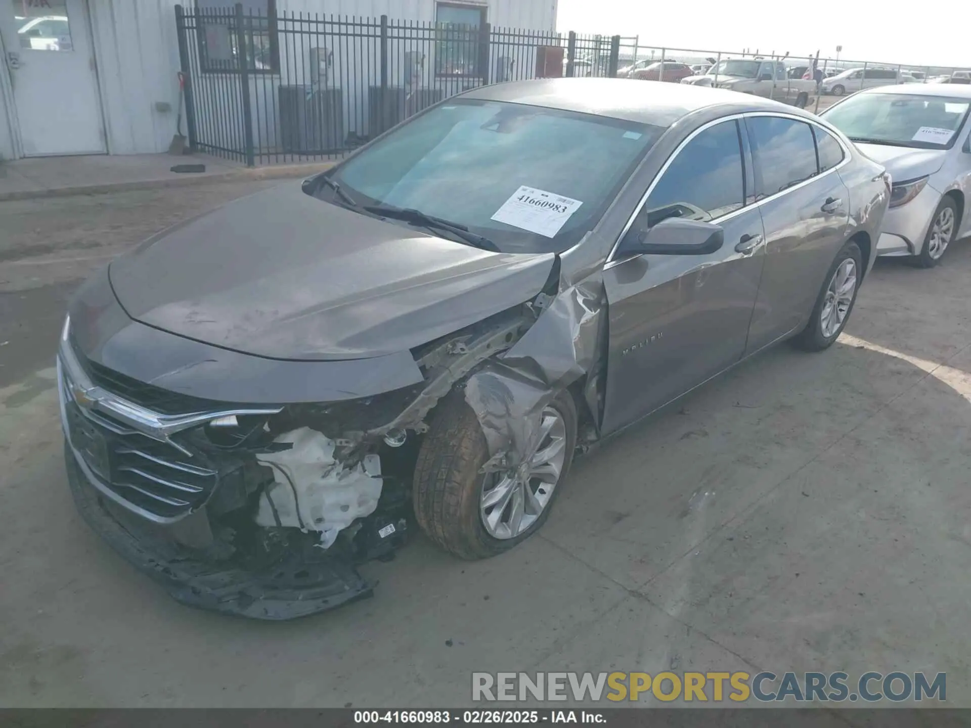 2 Photograph of a damaged car 1G1ZD5ST4LF023811 CHEVROLET MALIBU 2020