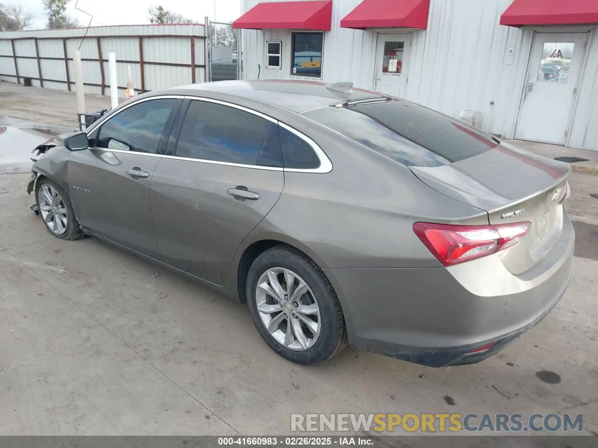 3 Photograph of a damaged car 1G1ZD5ST4LF023811 CHEVROLET MALIBU 2020