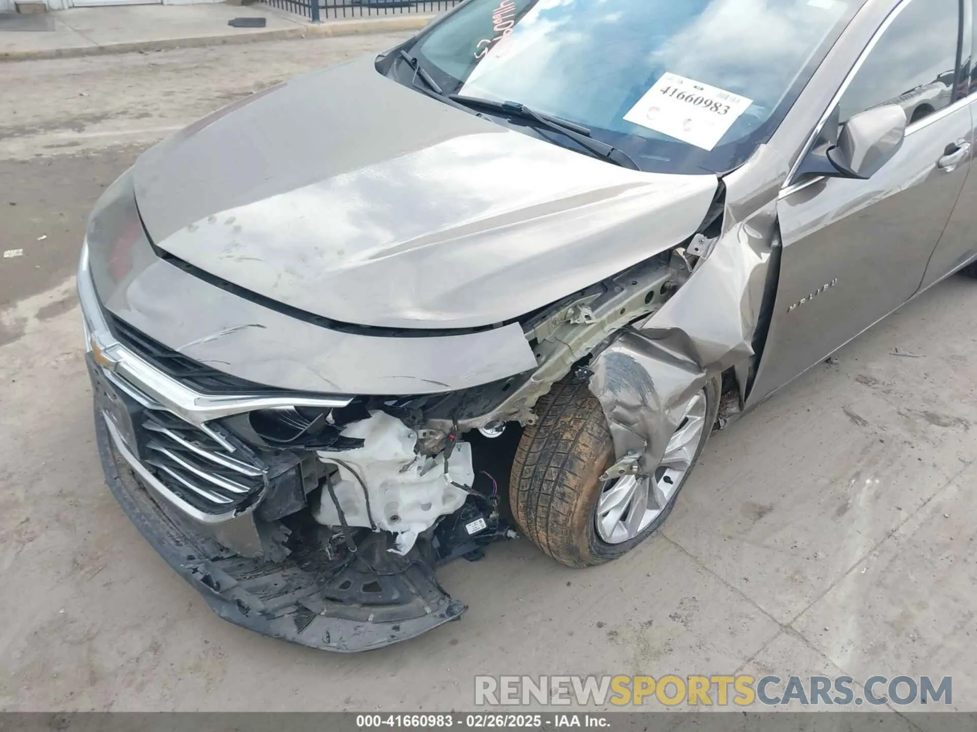 6 Photograph of a damaged car 1G1ZD5ST4LF023811 CHEVROLET MALIBU 2020