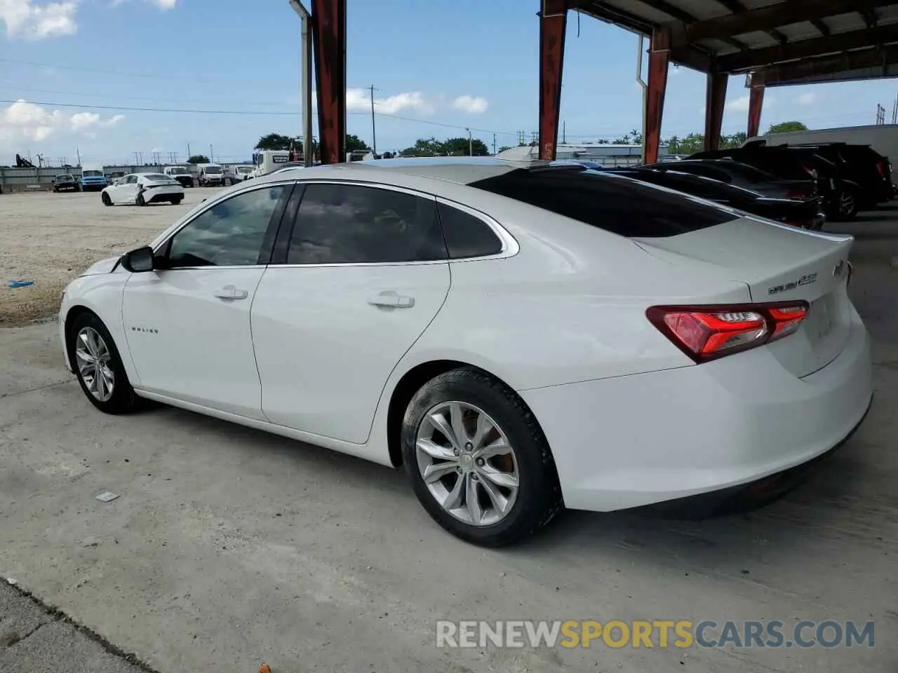 2 Photograph of a damaged car 1G1ZD5ST4LF044707 CHEVROLET MALIBU 2020