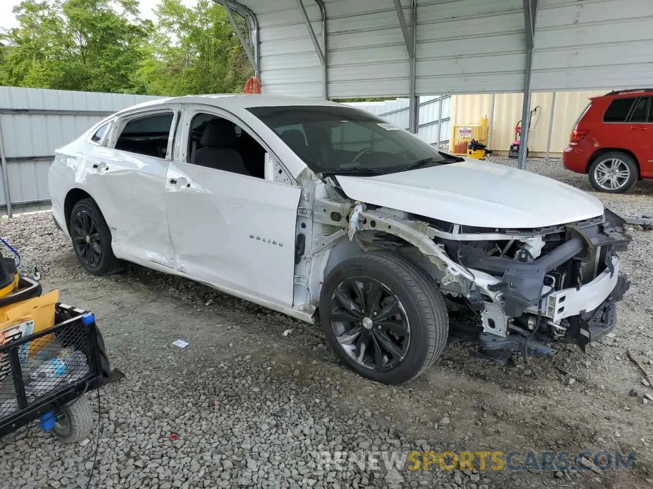 4 Photograph of a damaged car 1G1ZD5ST4LF049227 CHEVROLET MALIBU 2020
