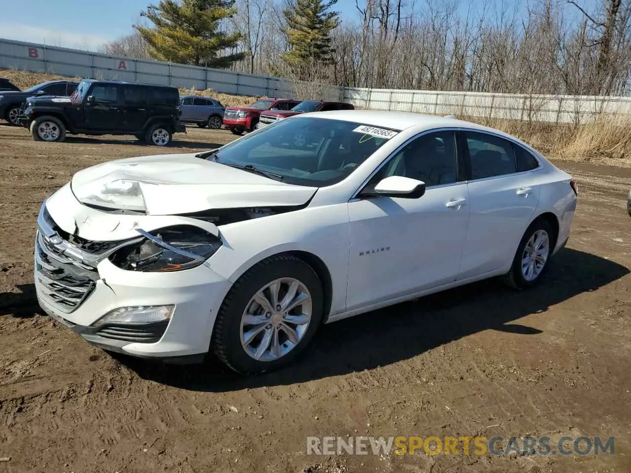 1 Photograph of a damaged car 1G1ZD5ST4LF062866 CHEVROLET MALIBU 2020