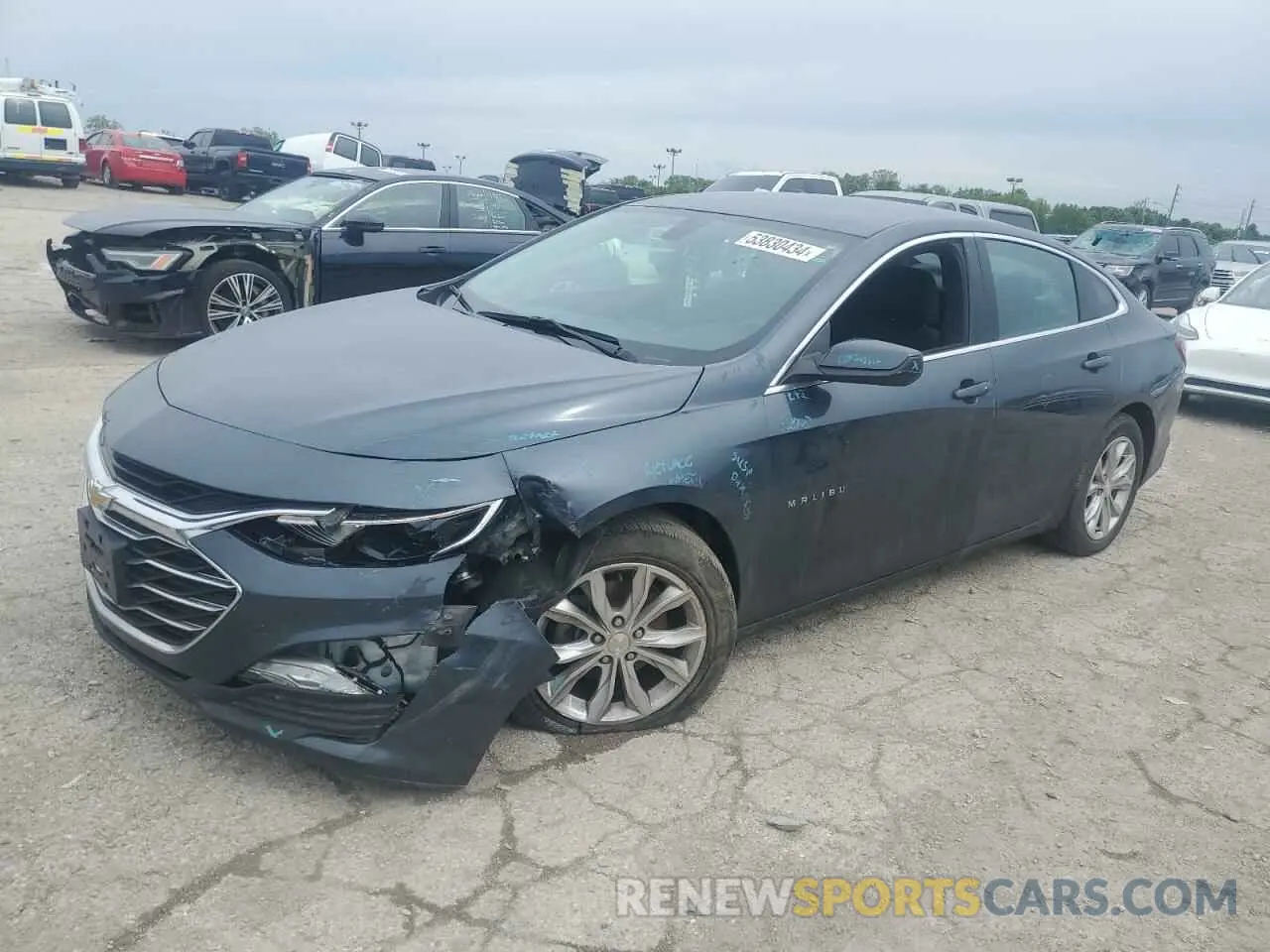 1 Photograph of a damaged car 1G1ZD5ST4LF075018 CHEVROLET MALIBU 2020