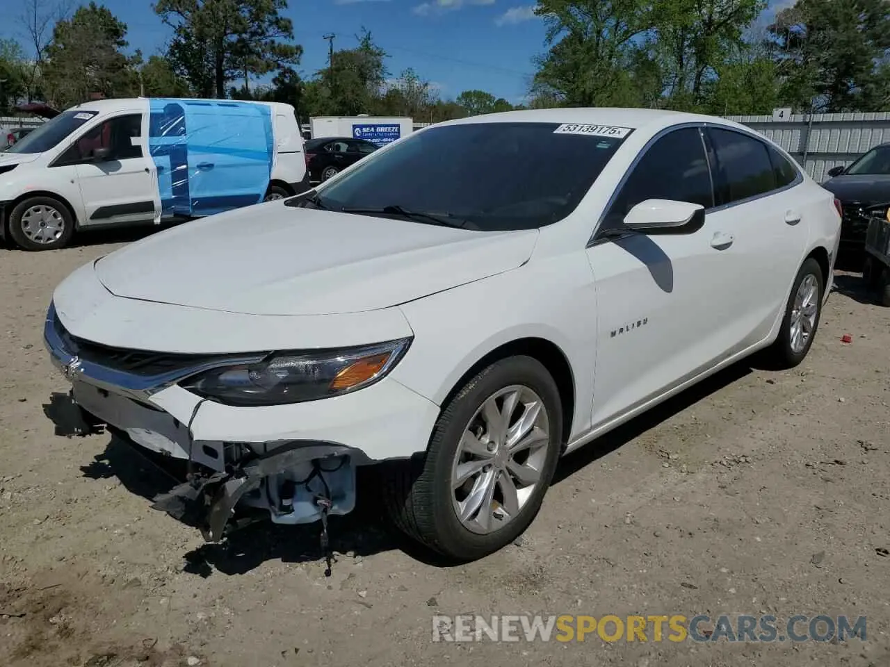 1 Photograph of a damaged car 1G1ZD5ST4LF075889 CHEVROLET MALIBU 2020