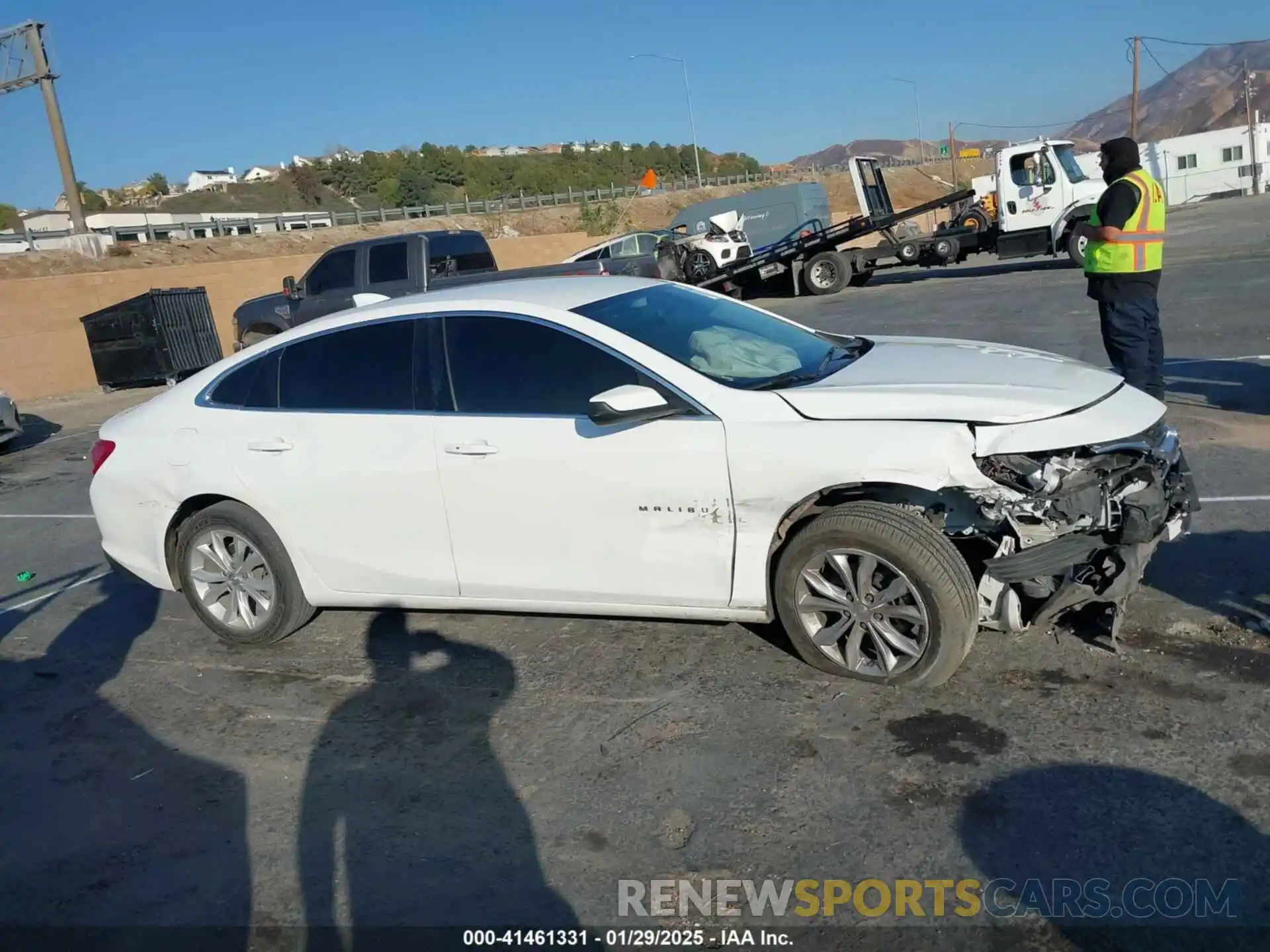 13 Photograph of a damaged car 1G1ZD5ST4LF076671 CHEVROLET MALIBU 2020