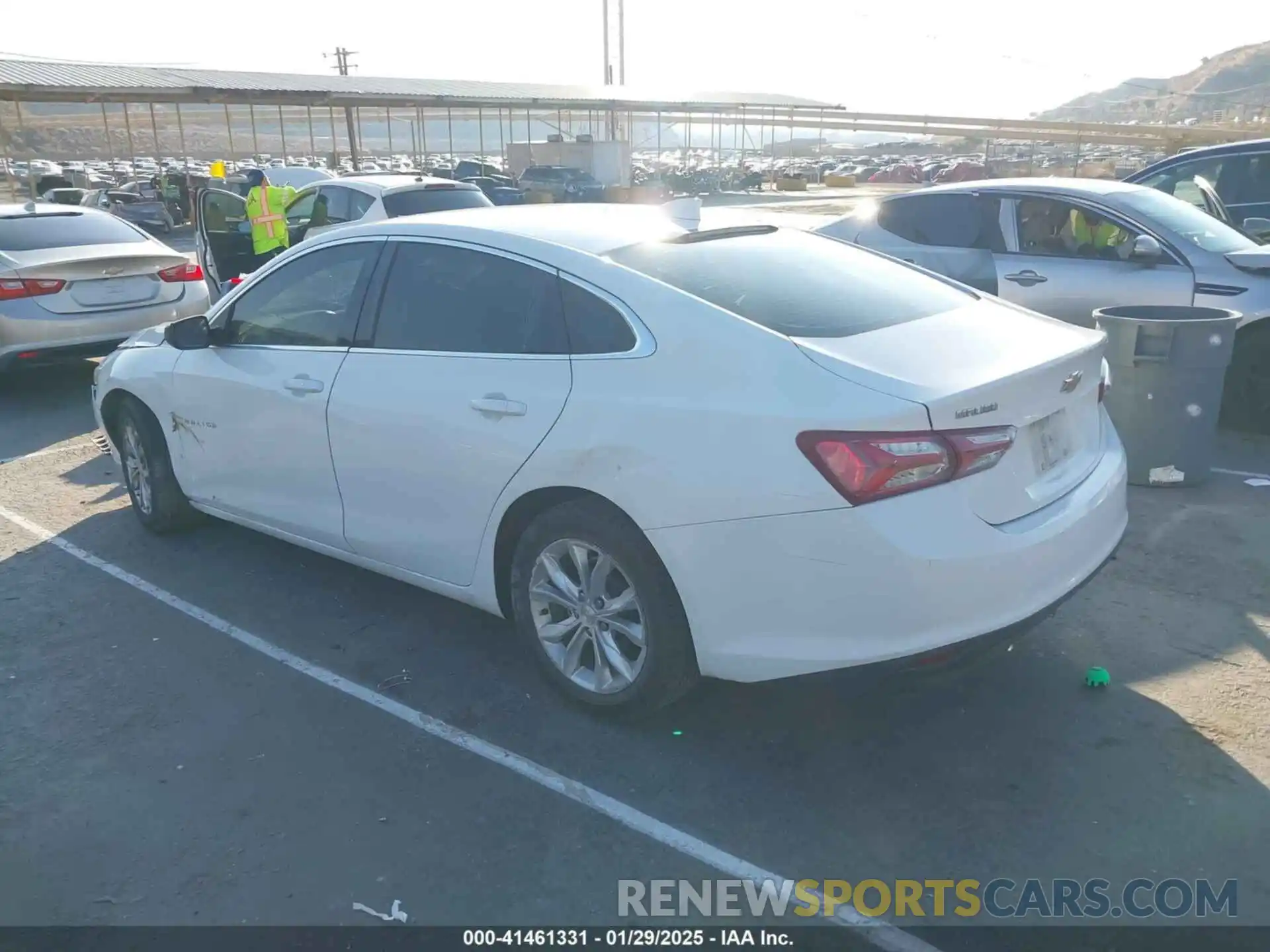 3 Photograph of a damaged car 1G1ZD5ST4LF076671 CHEVROLET MALIBU 2020