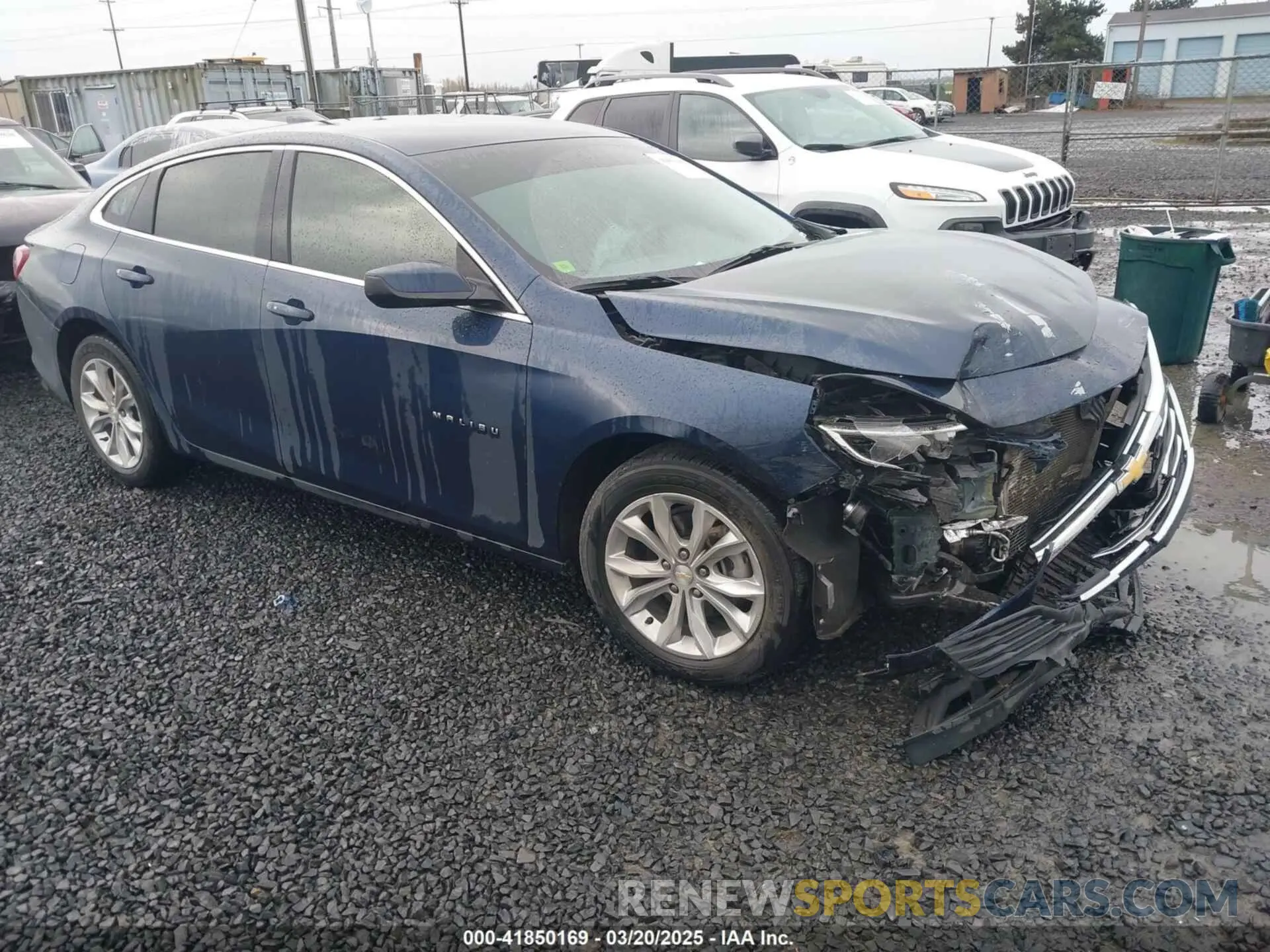 1 Photograph of a damaged car 1G1ZD5ST4LF079425 CHEVROLET MALIBU 2020