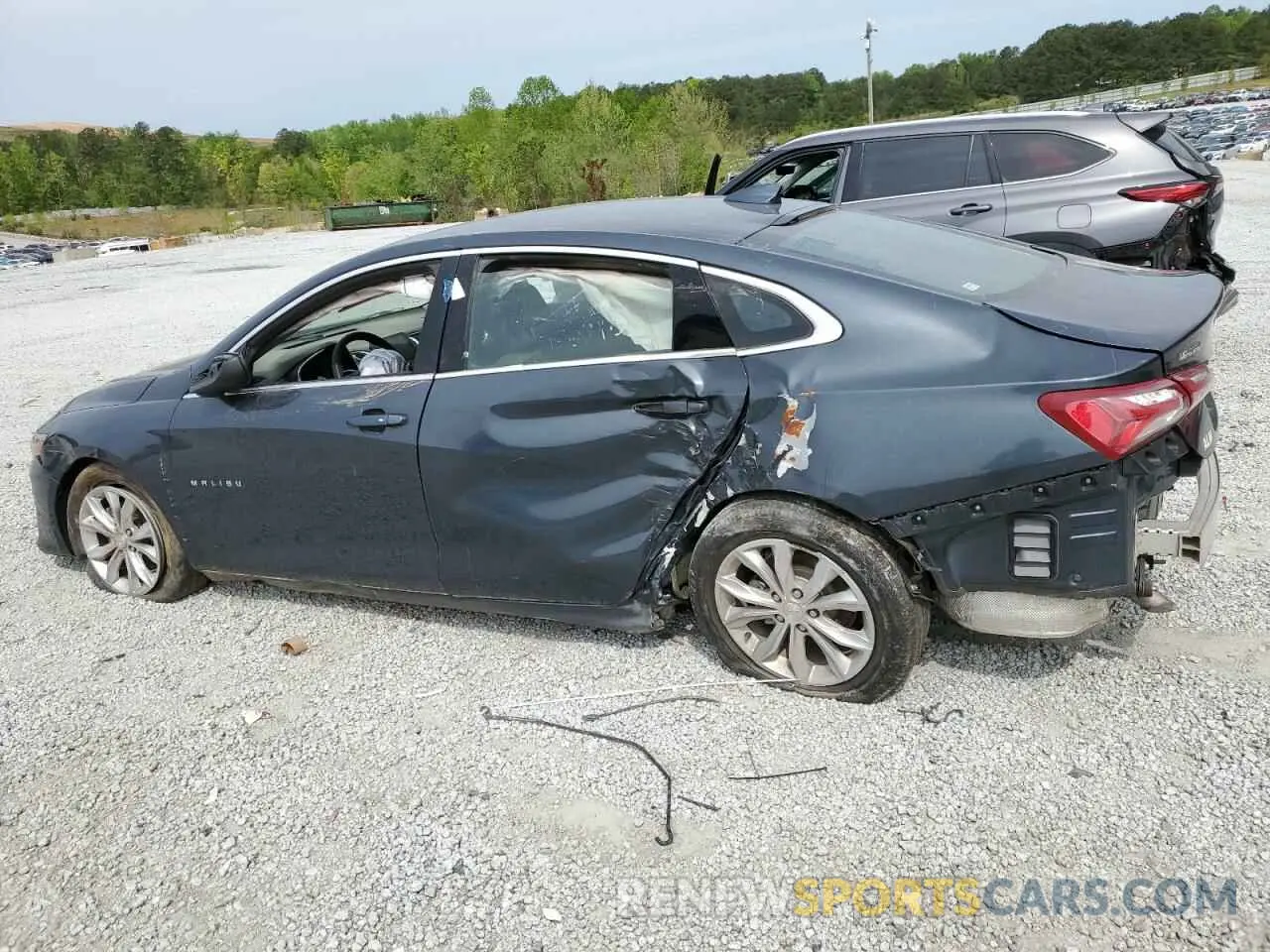 2 Photograph of a damaged car 1G1ZD5ST4LF085760 CHEVROLET MALIBU 2020
