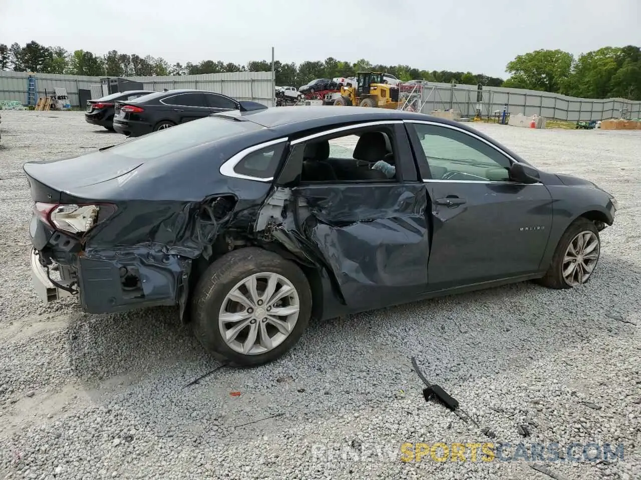3 Photograph of a damaged car 1G1ZD5ST4LF085760 CHEVROLET MALIBU 2020