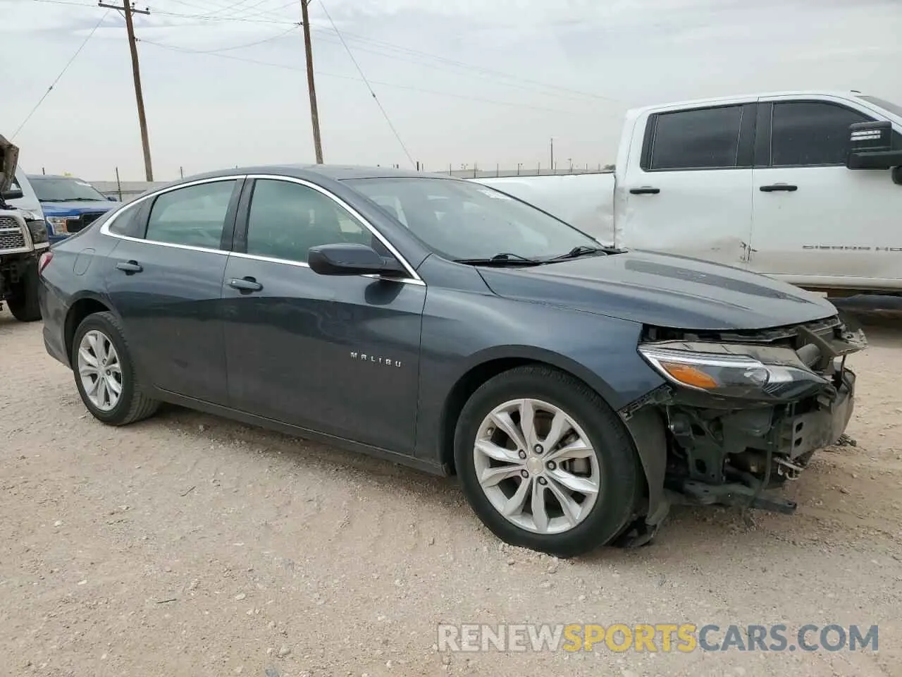 4 Photograph of a damaged car 1G1ZD5ST4LF090828 CHEVROLET MALIBU 2020