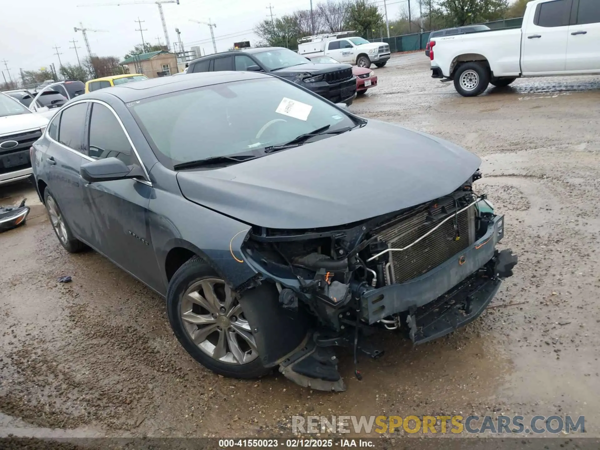 1 Photograph of a damaged car 1G1ZD5ST4LF091476 CHEVROLET MALIBU 2020