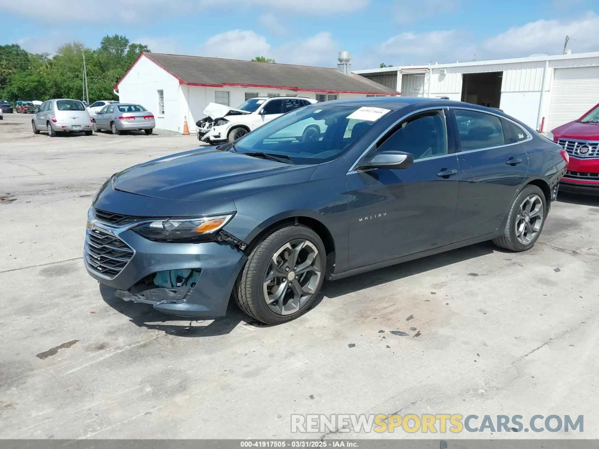 2 Photograph of a damaged car 1G1ZD5ST4LF106218 CHEVROLET MALIBU 2020