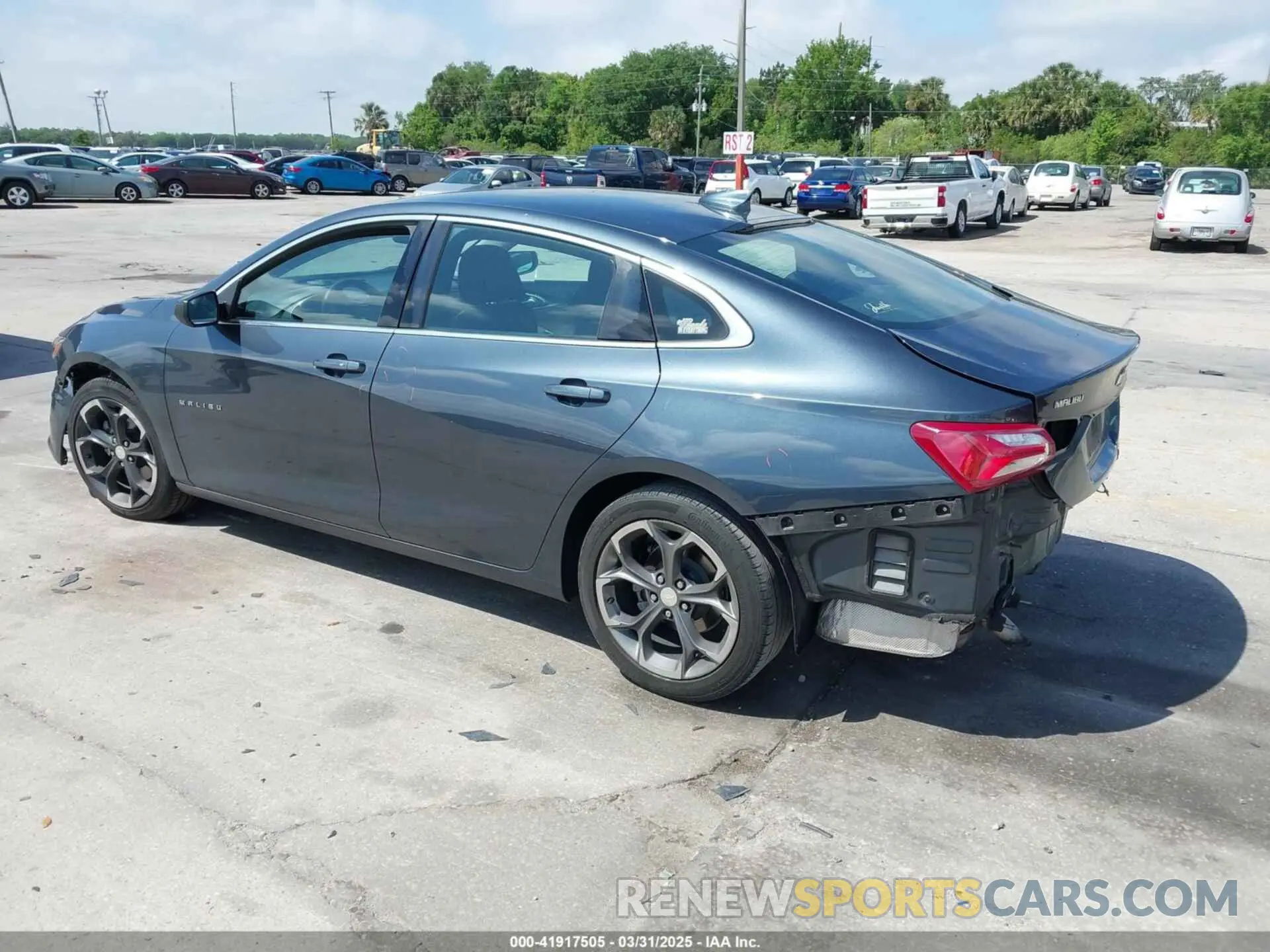 3 Photograph of a damaged car 1G1ZD5ST4LF106218 CHEVROLET MALIBU 2020