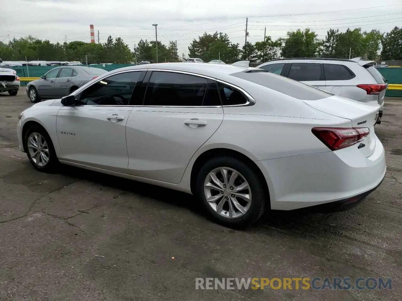 2 Photograph of a damaged car 1G1ZD5ST5LF001252 CHEVROLET MALIBU 2020