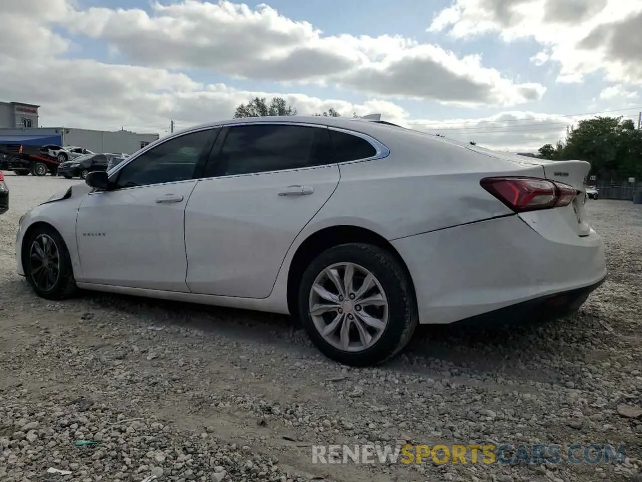 2 Photograph of a damaged car 1G1ZD5ST5LF002580 CHEVROLET MALIBU 2020