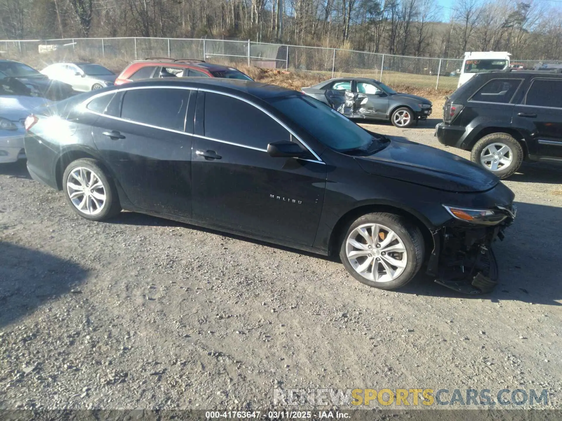 1 Photograph of a damaged car 1G1ZD5ST5LF005768 CHEVROLET MALIBU 2020