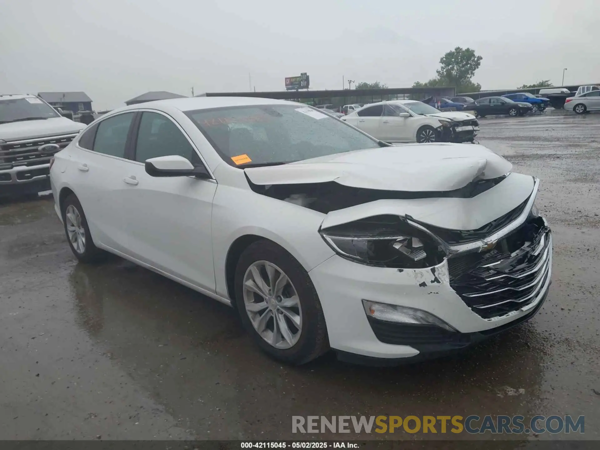 1 Photograph of a damaged car 1G1ZD5ST5LF006869 CHEVROLET MALIBU 2020