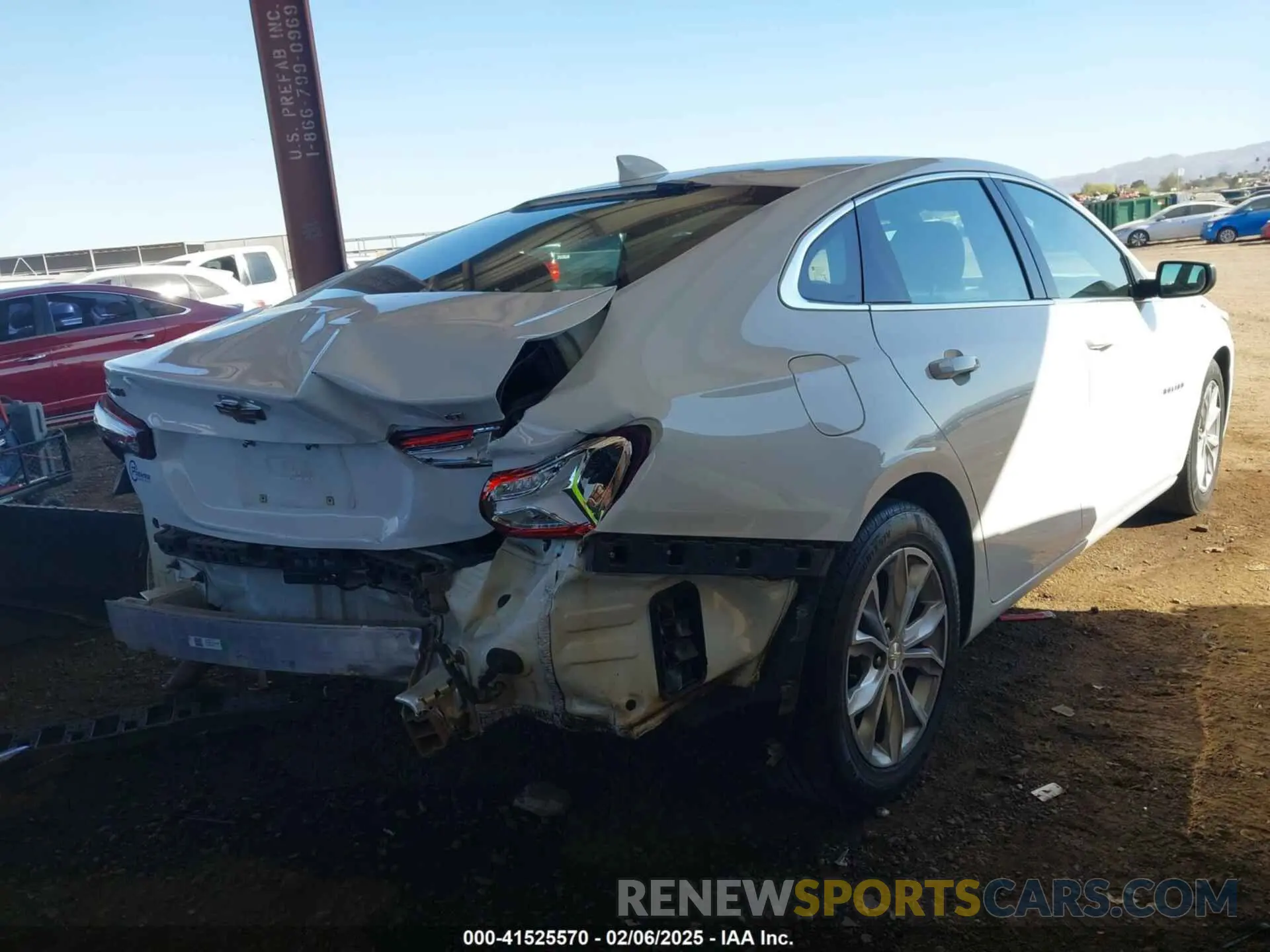 4 Photograph of a damaged car 1G1ZD5ST5LF031836 CHEVROLET MALIBU 2020
