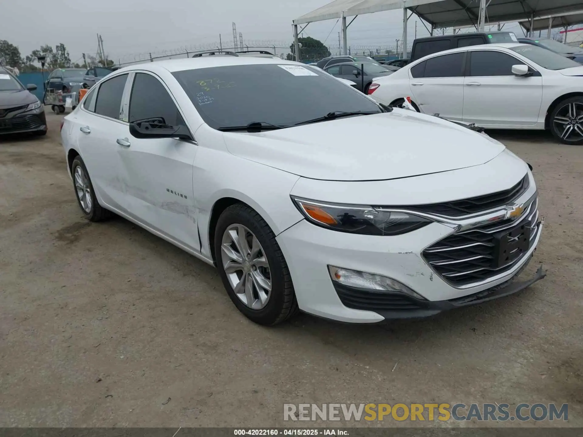 1 Photograph of a damaged car 1G1ZD5ST5LF042786 CHEVROLET MALIBU 2020