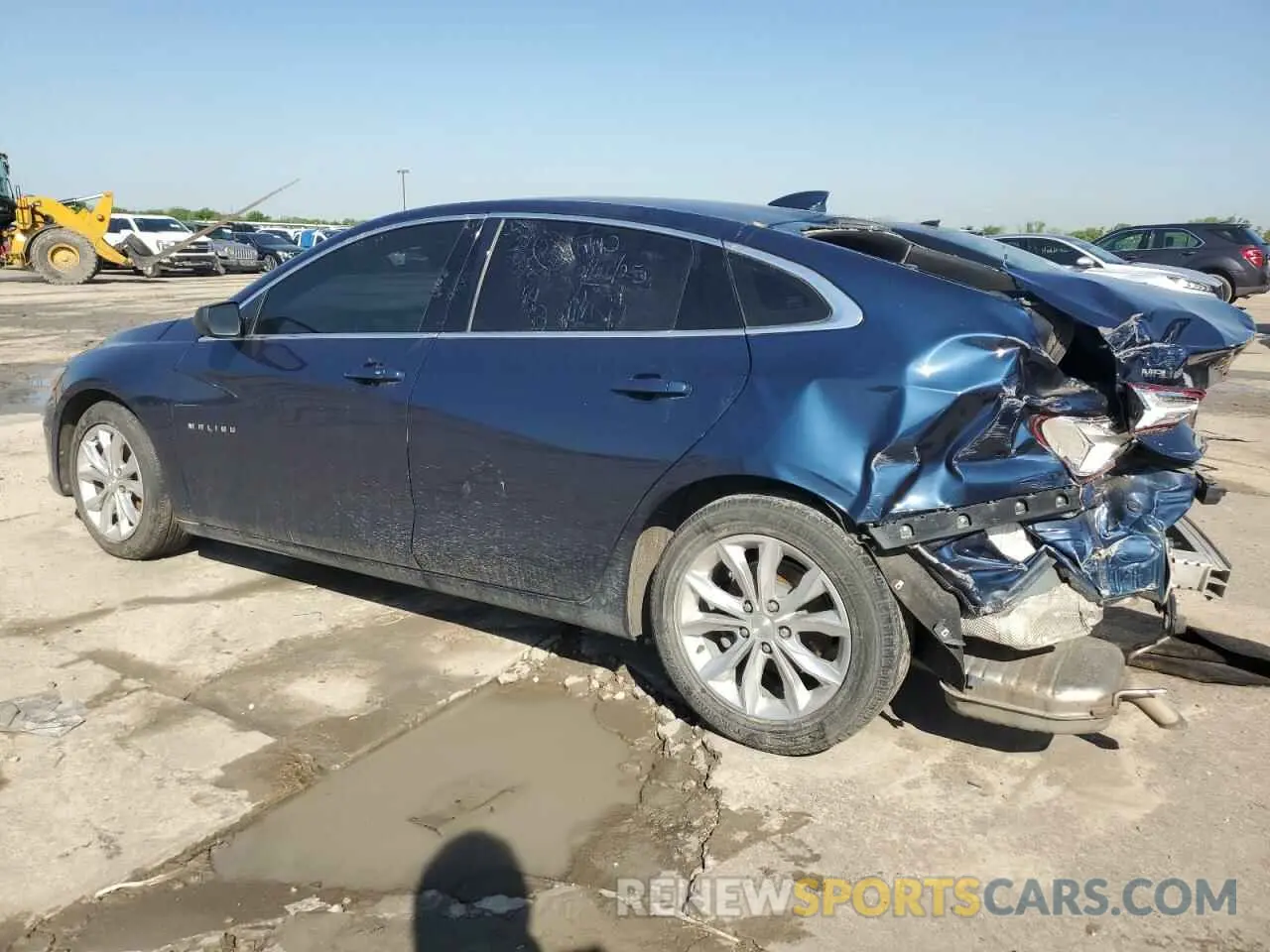 2 Photograph of a damaged car 1G1ZD5ST5LF052718 CHEVROLET MALIBU 2020