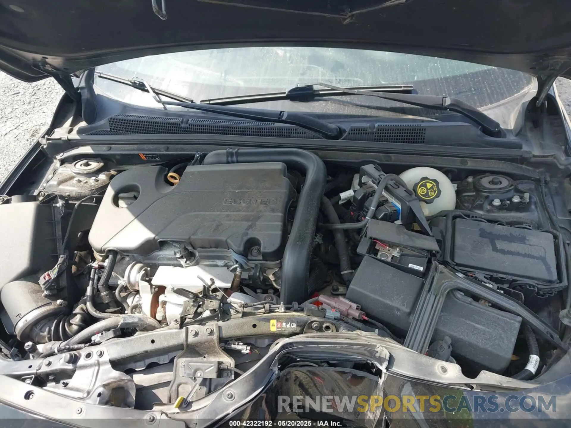 10 Photograph of a damaged car 1G1ZD5ST5LF055814 CHEVROLET MALIBU 2020