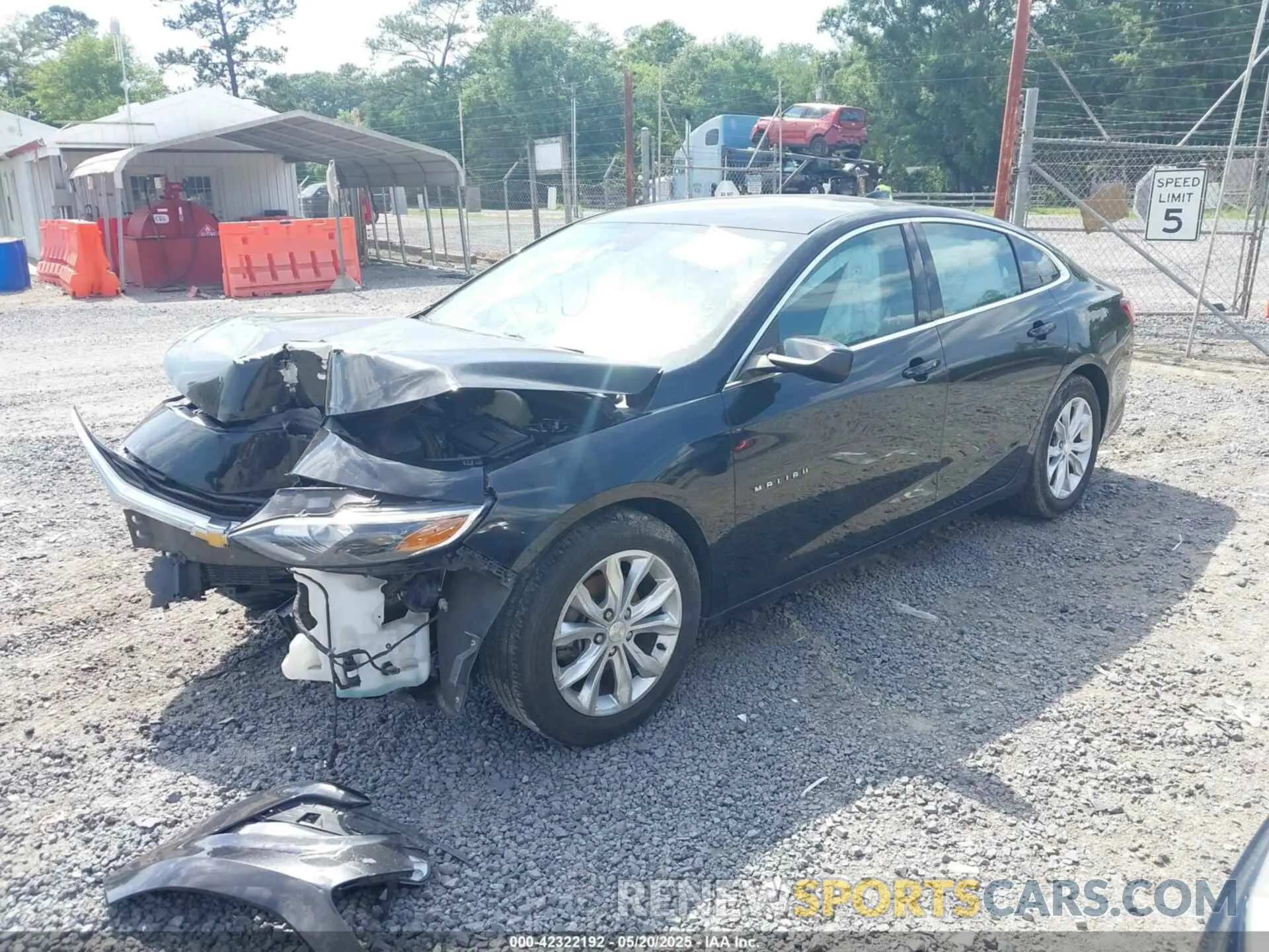2 Photograph of a damaged car 1G1ZD5ST5LF055814 CHEVROLET MALIBU 2020
