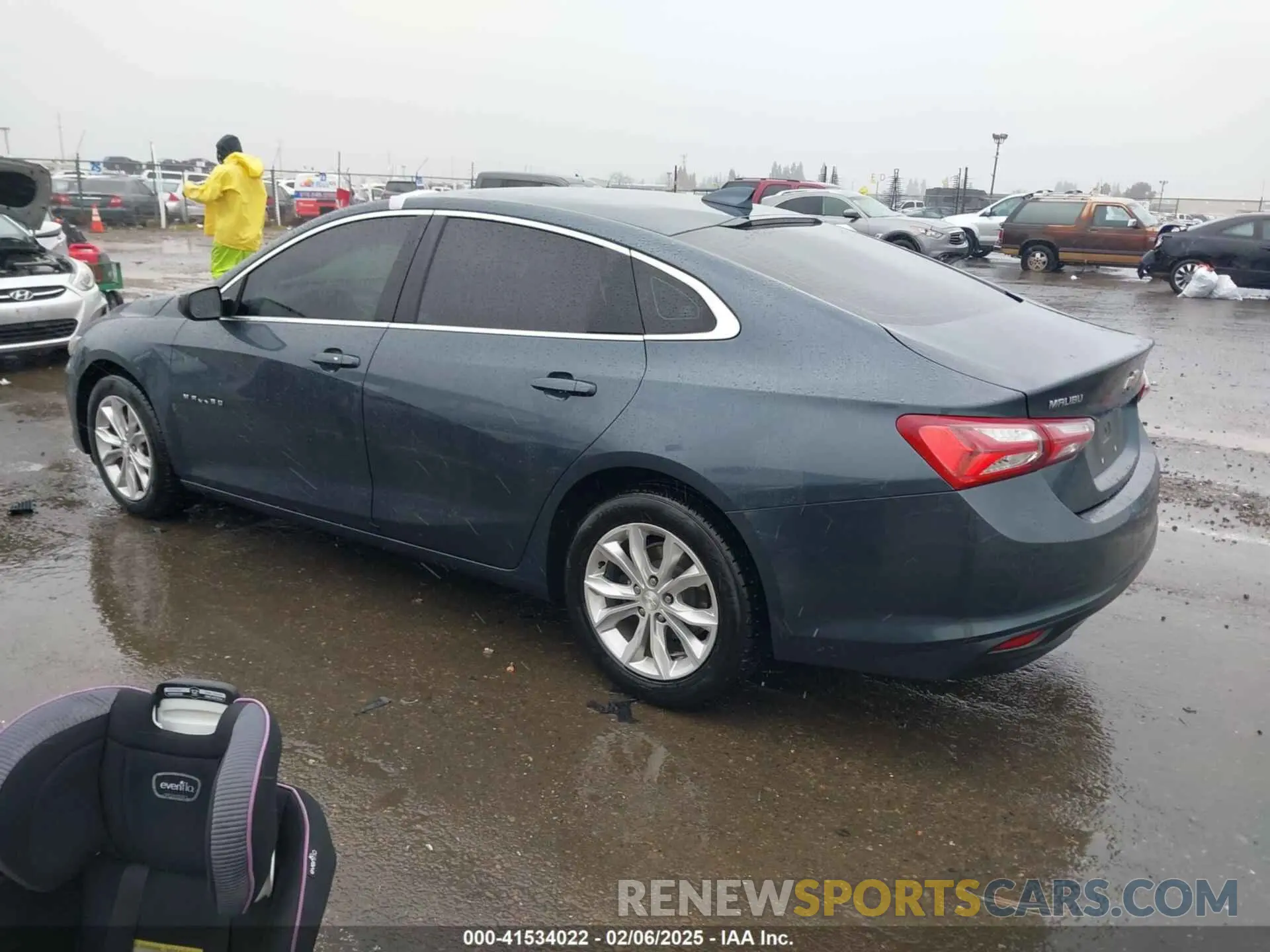 3 Photograph of a damaged car 1G1ZD5ST5LF072404 CHEVROLET MALIBU 2020
