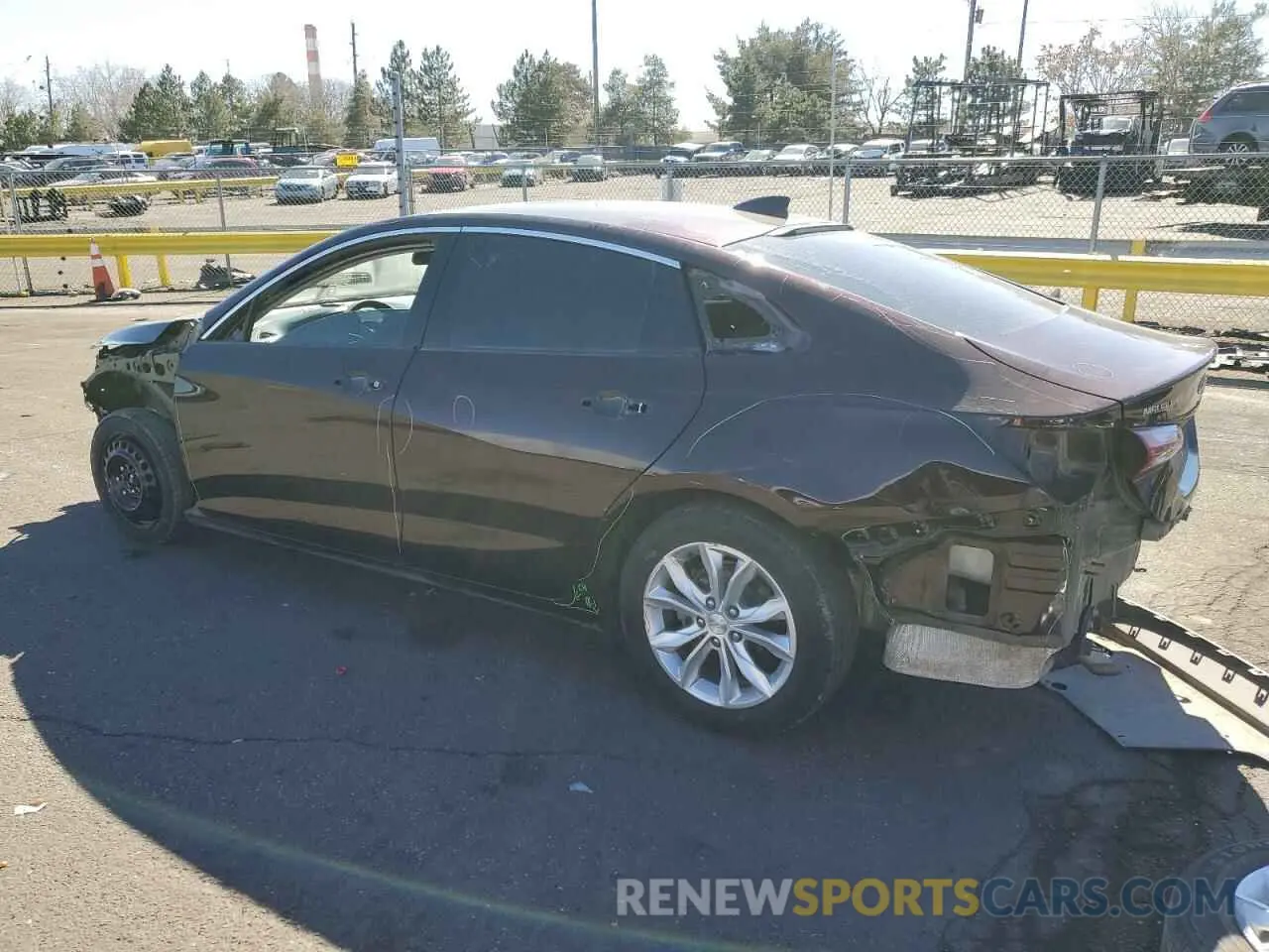 2 Photograph of a damaged car 1G1ZD5ST5LF073259 CHEVROLET MALIBU 2020