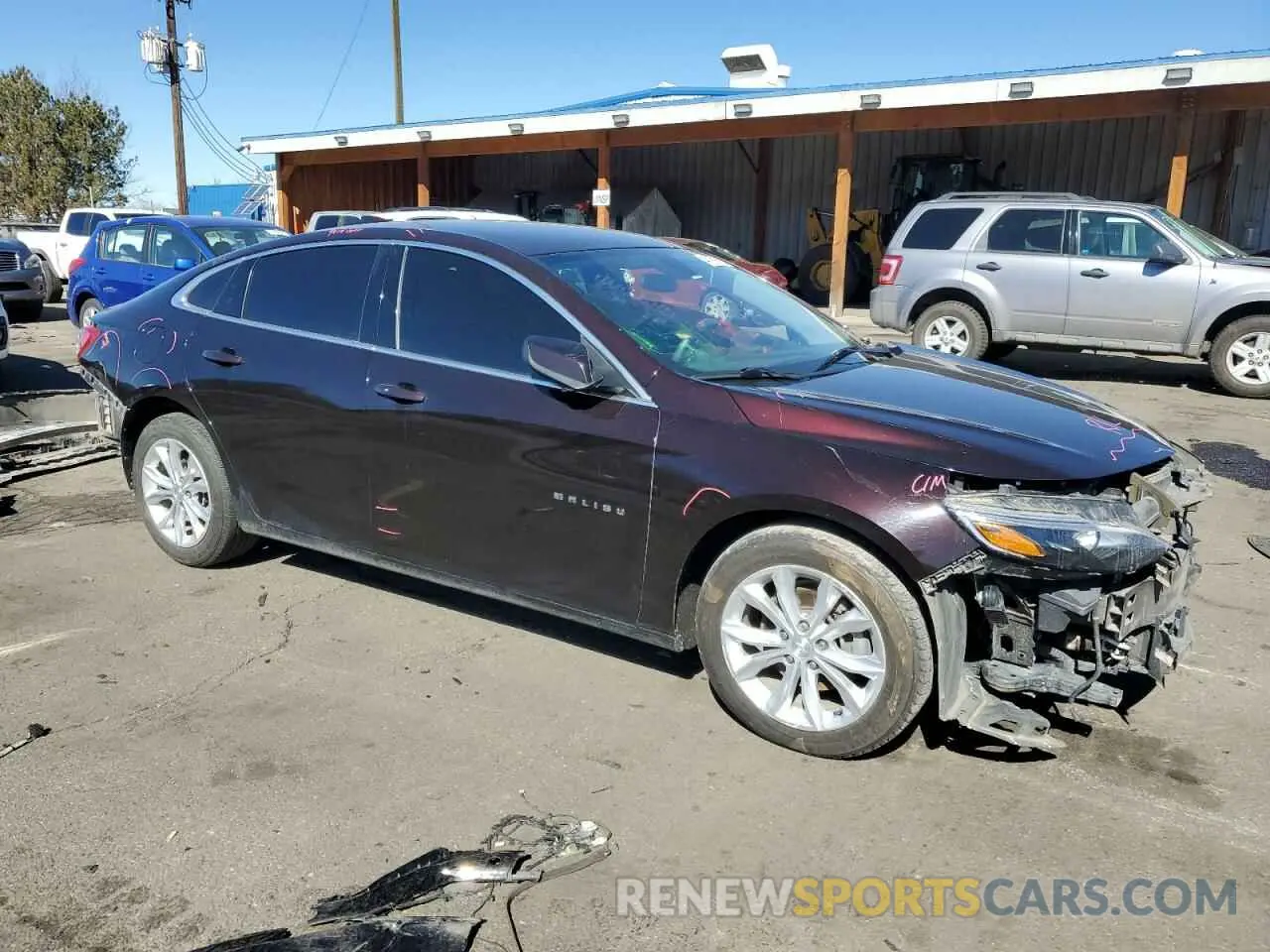 4 Photograph of a damaged car 1G1ZD5ST5LF073259 CHEVROLET MALIBU 2020