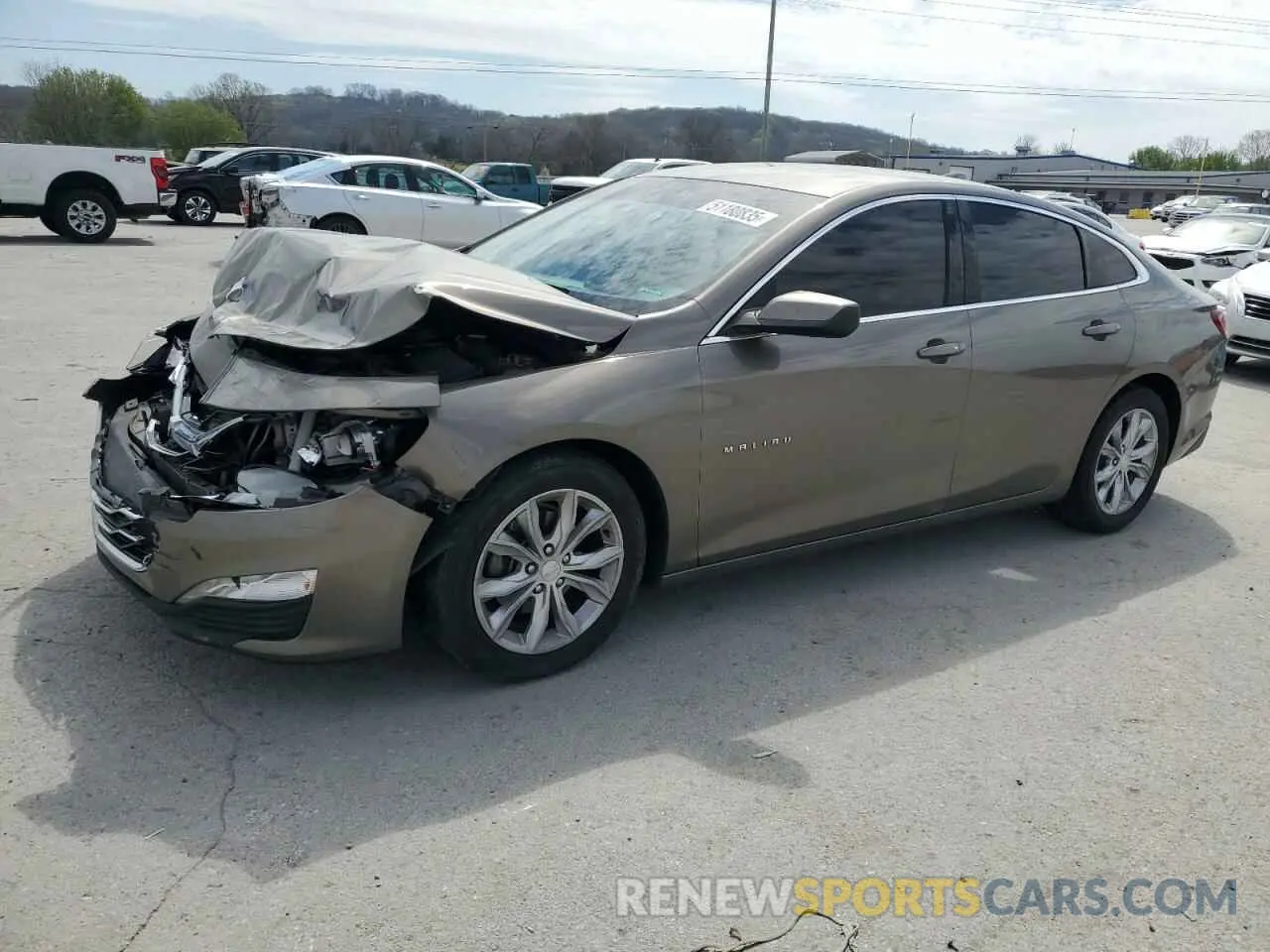 1 Photograph of a damaged car 1G1ZD5ST5LF081328 CHEVROLET MALIBU 2020