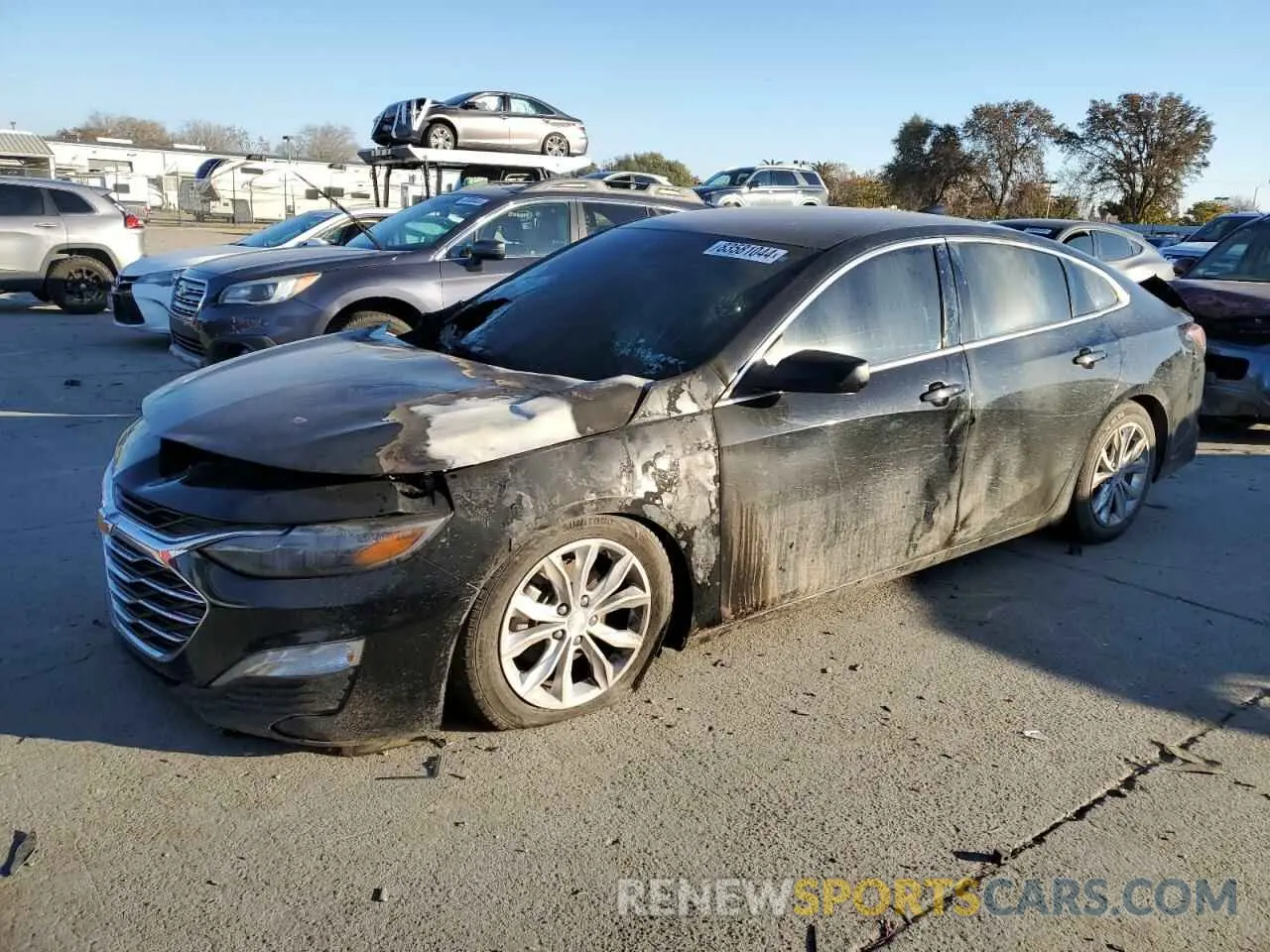 1 Photograph of a damaged car 1G1ZD5ST5LF096881 CHEVROLET MALIBU 2020