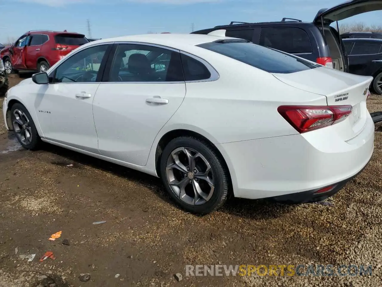 2 Photograph of a damaged car 1G1ZD5ST5LF102291 CHEVROLET MALIBU 2020