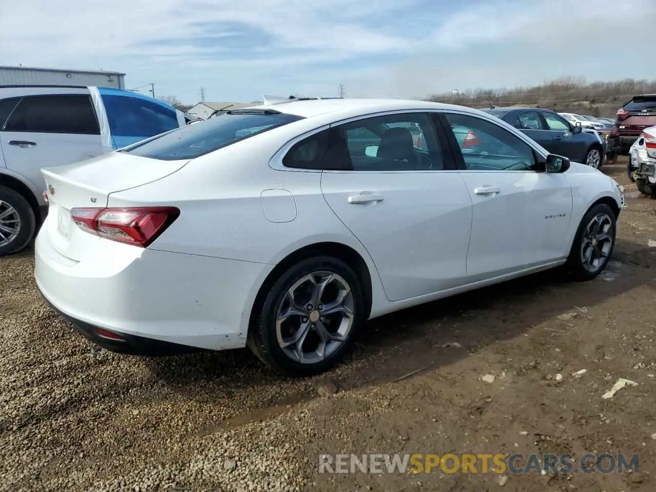 3 Photograph of a damaged car 1G1ZD5ST5LF102291 CHEVROLET MALIBU 2020