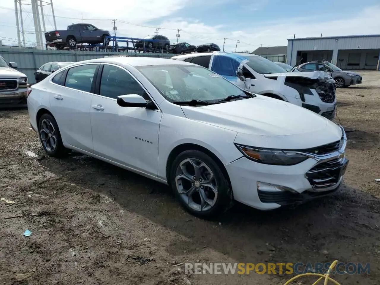4 Photograph of a damaged car 1G1ZD5ST5LF102291 CHEVROLET MALIBU 2020