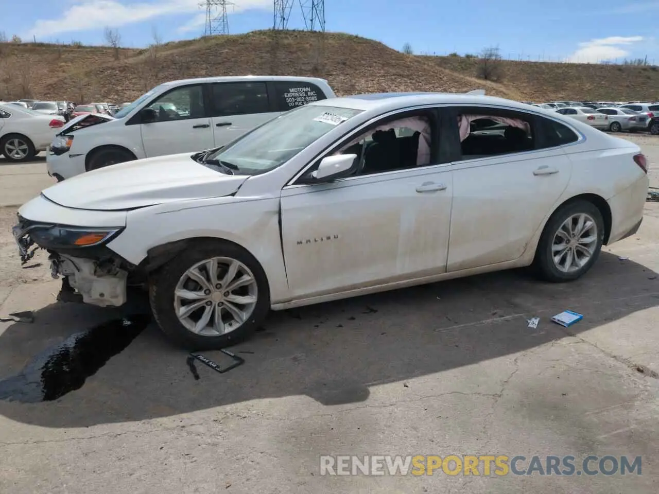 1 Photograph of a damaged car 1G1ZD5ST5LF105207 CHEVROLET MALIBU 2020