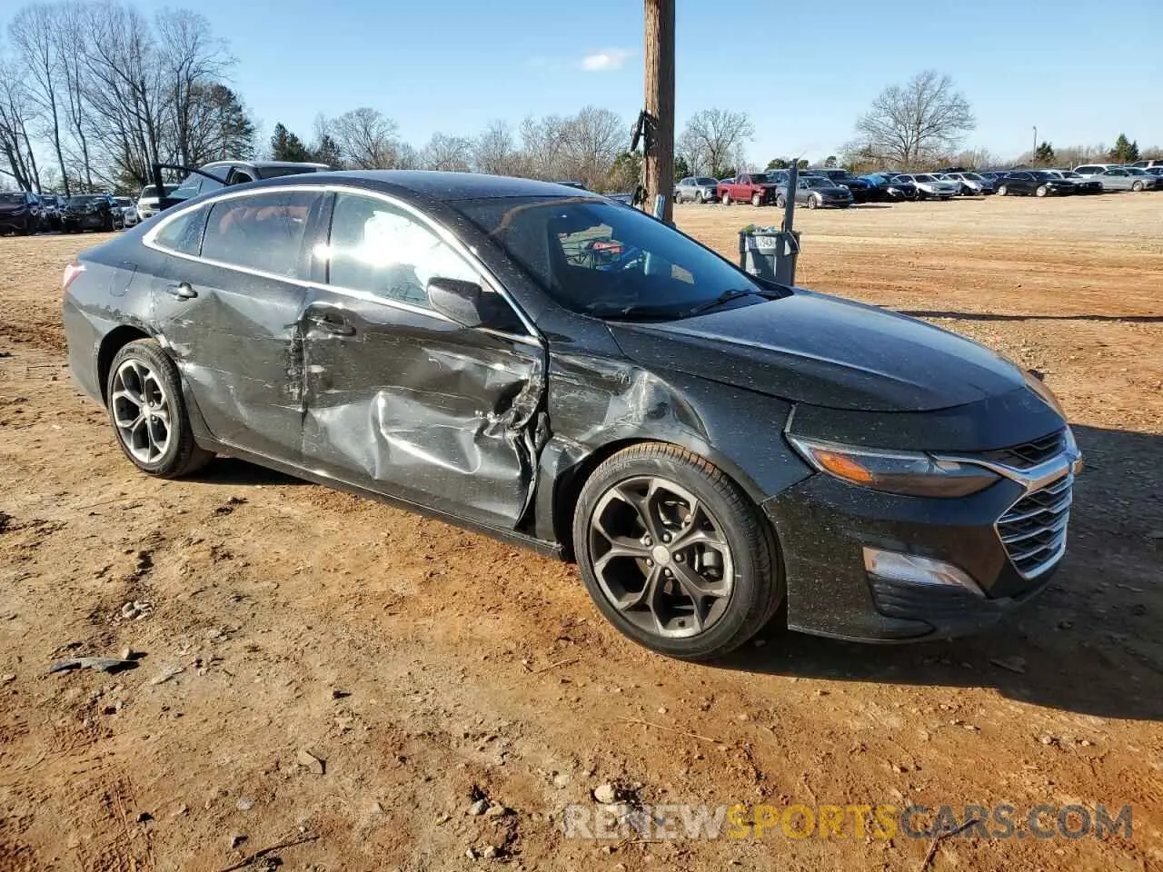 4 Photograph of a damaged car 1G1ZD5ST5LF106034 CHEVROLET MALIBU 2020